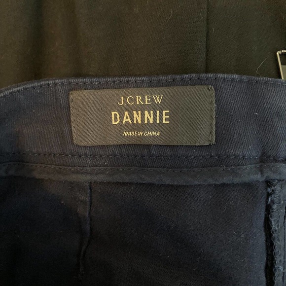 J.‎ Crew Pants Womens Sz 6 Navy Blue Dannie Back Zip Skinny Chino Stretch - Picture 3 of 10